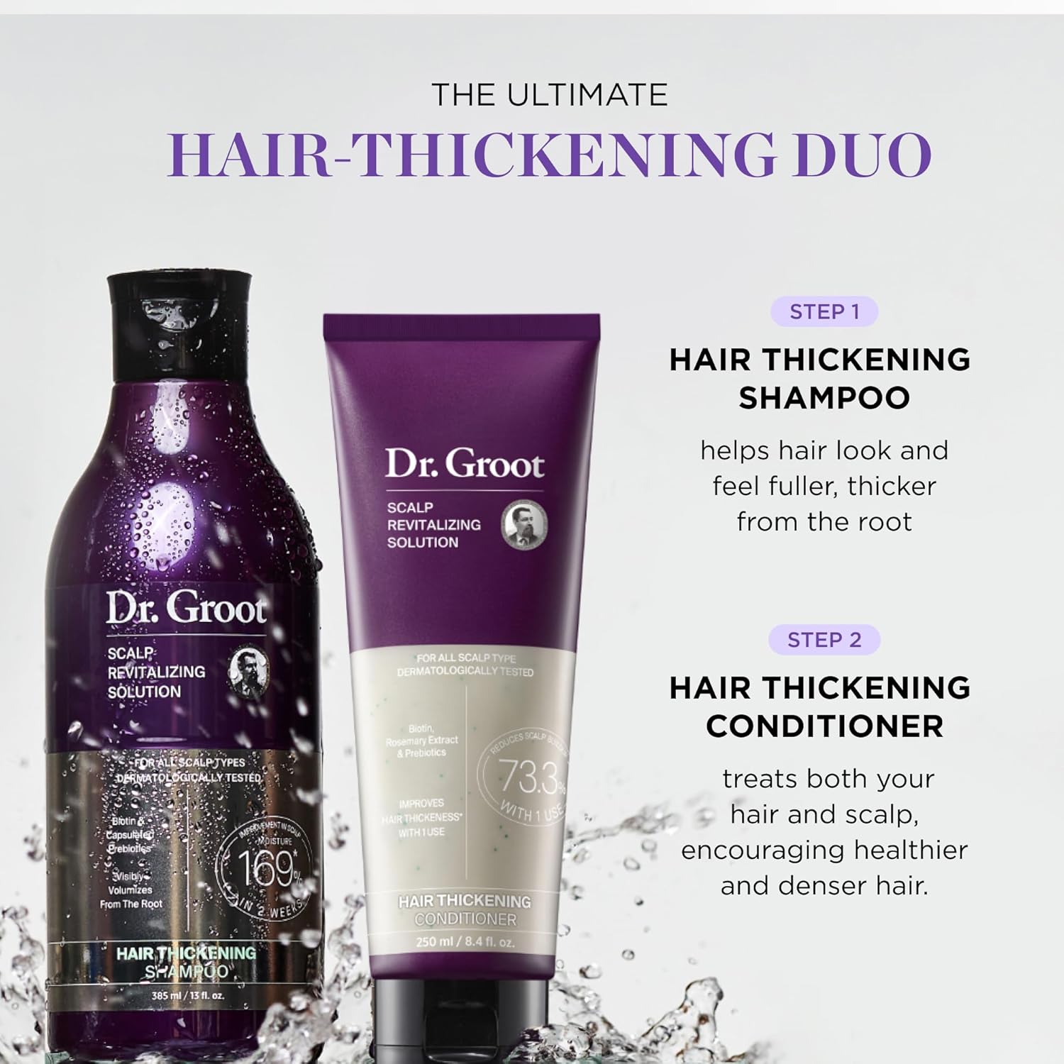 Dr. Groot Thickening Shampoo & Conditioner Set for Hair Loss - product detail image 7